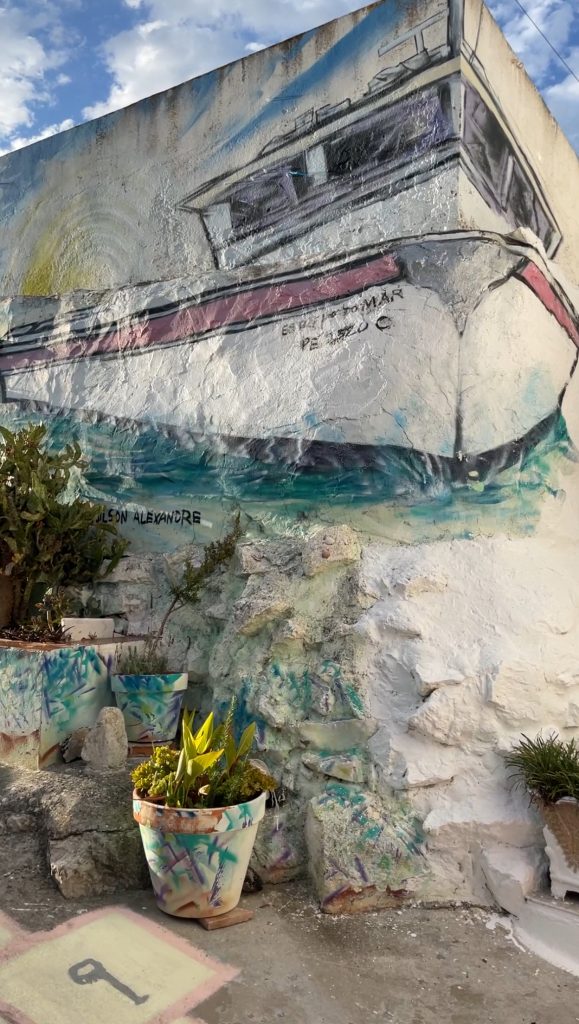 Wand-Kunst in Peniche