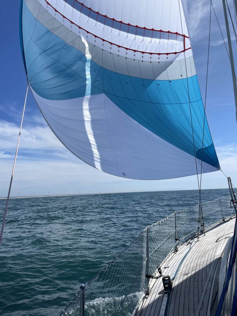 ein kurzer Moment des Segelns..