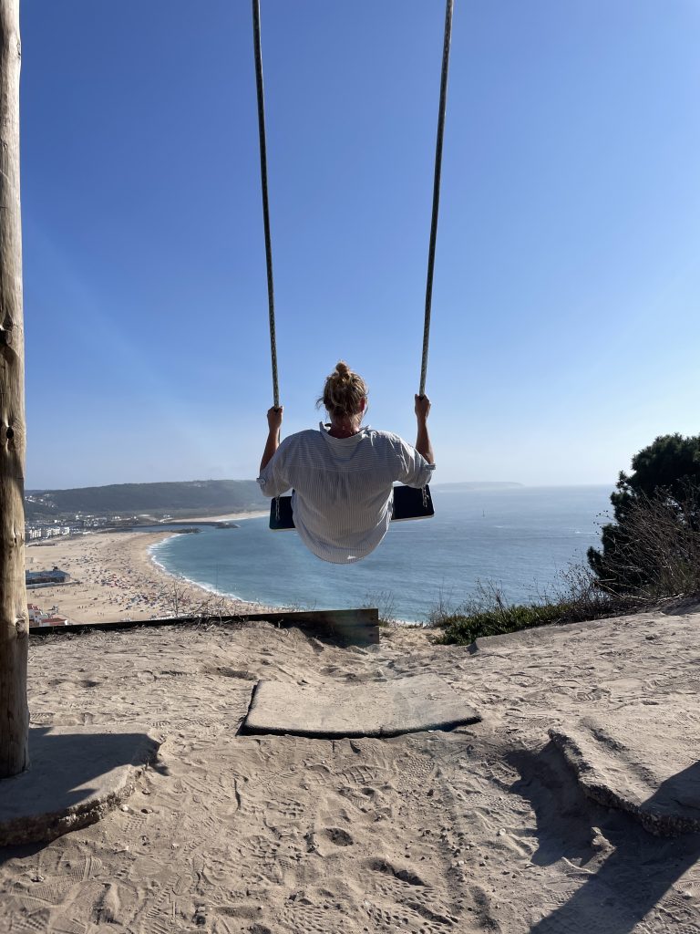 "Instagram-Spot" auf der Wanderung zum Kap von Nazare